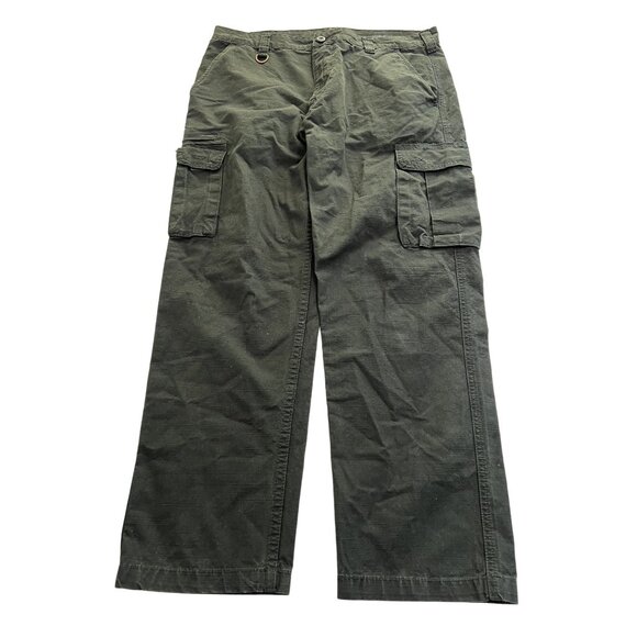 Thrills Century Slacker Cargo Pants in Green
